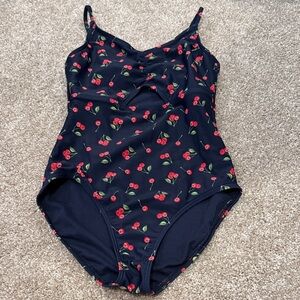 Abercrombie Kids Cherry Pattern One Piece Swimsuit 9/10